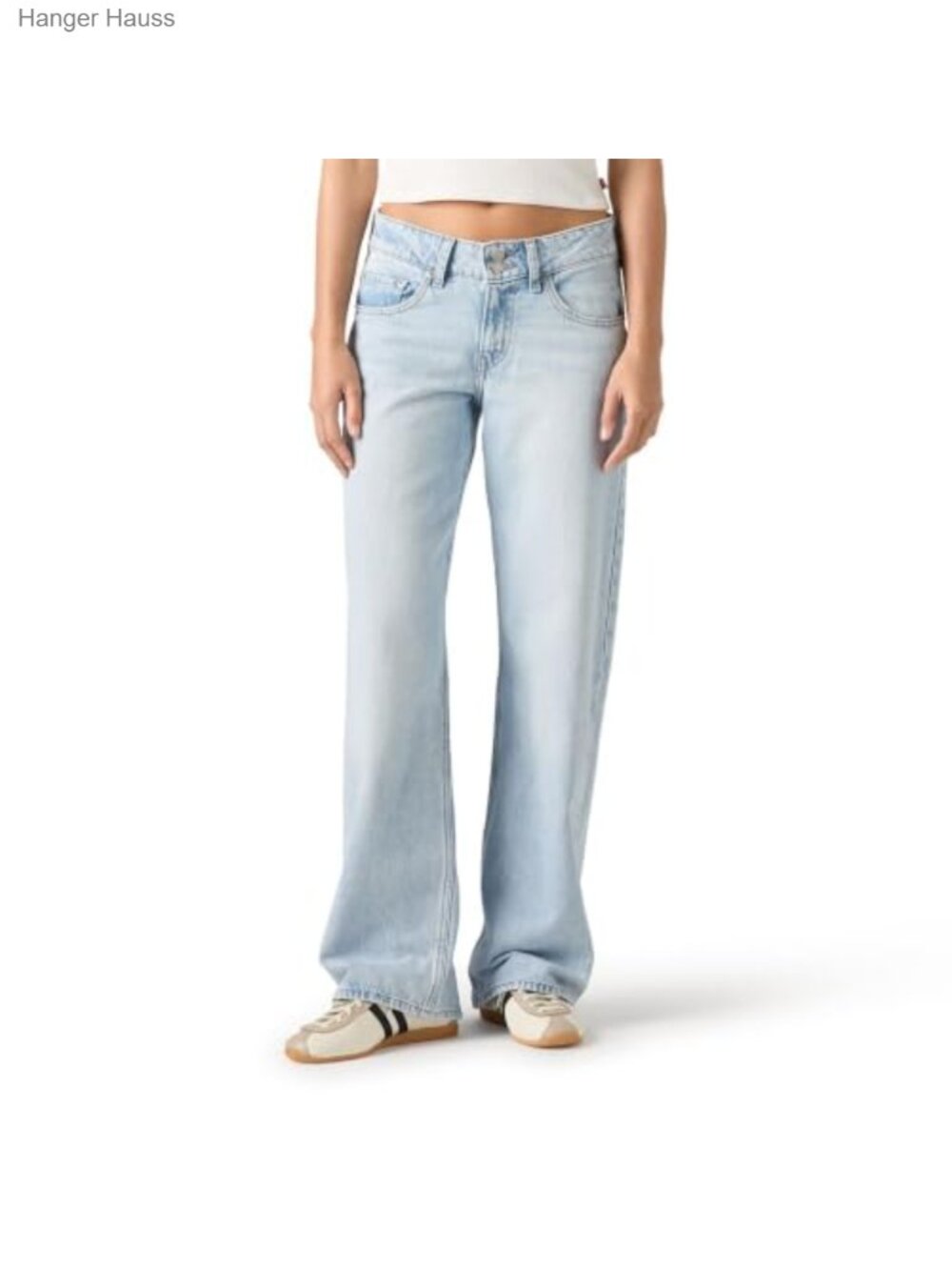 Superlow Low Rise Slim Fit Straight Leg Jeans Casual Outdoor Denim